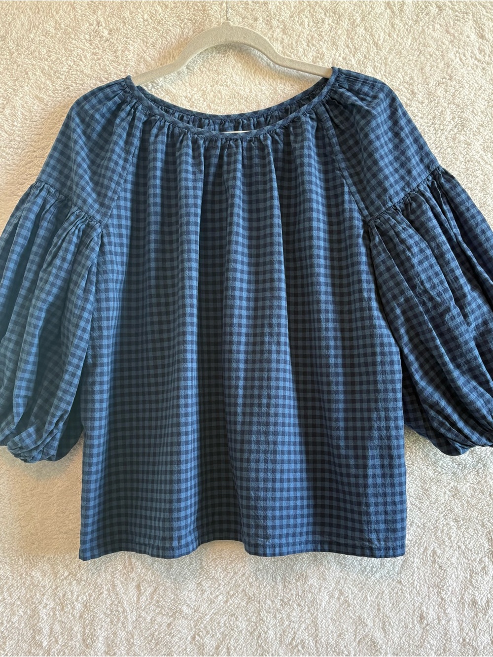 Future Primitive Chandini Top Blue Check OS